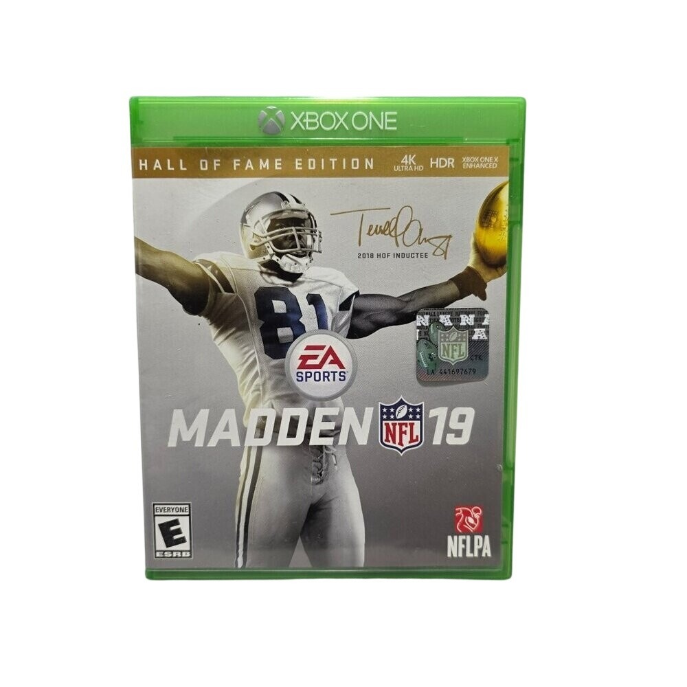 Madden NFL 19 Hall of Fame Edition Xbox One‎ Terrell Owens Cover Pre-Owned